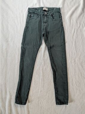 Zara Boys Green Skinny Fit Jeans